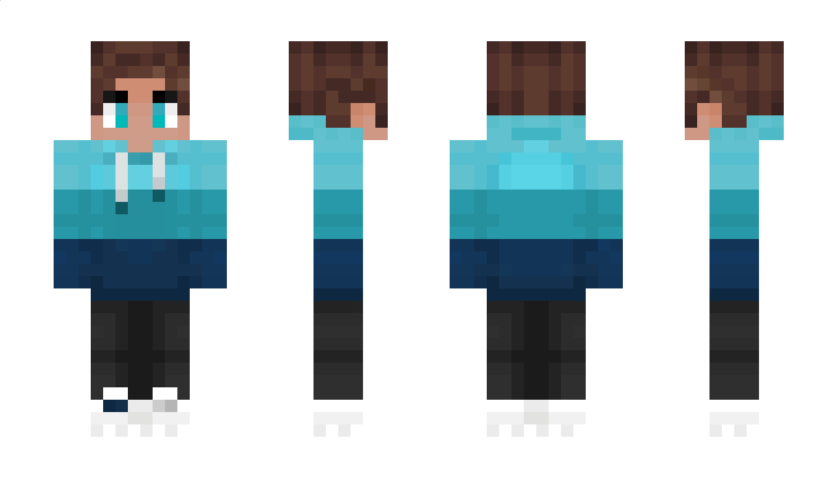 sublue Minecraft Skin