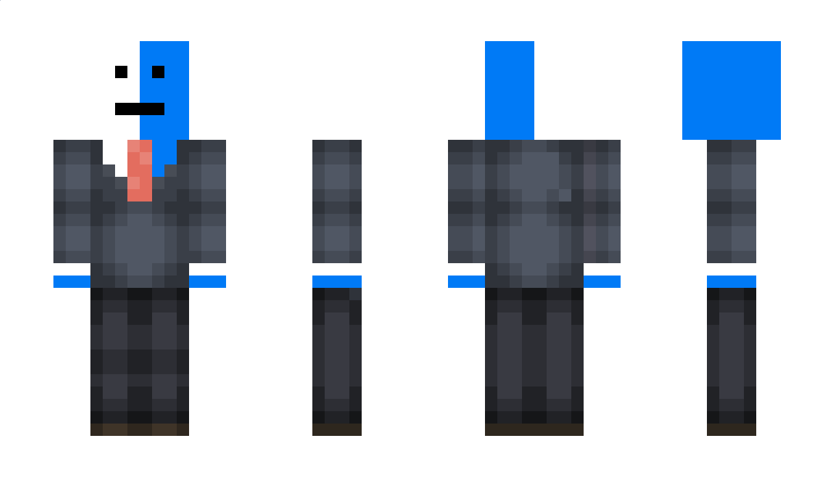 Blueued Minecraft Skin