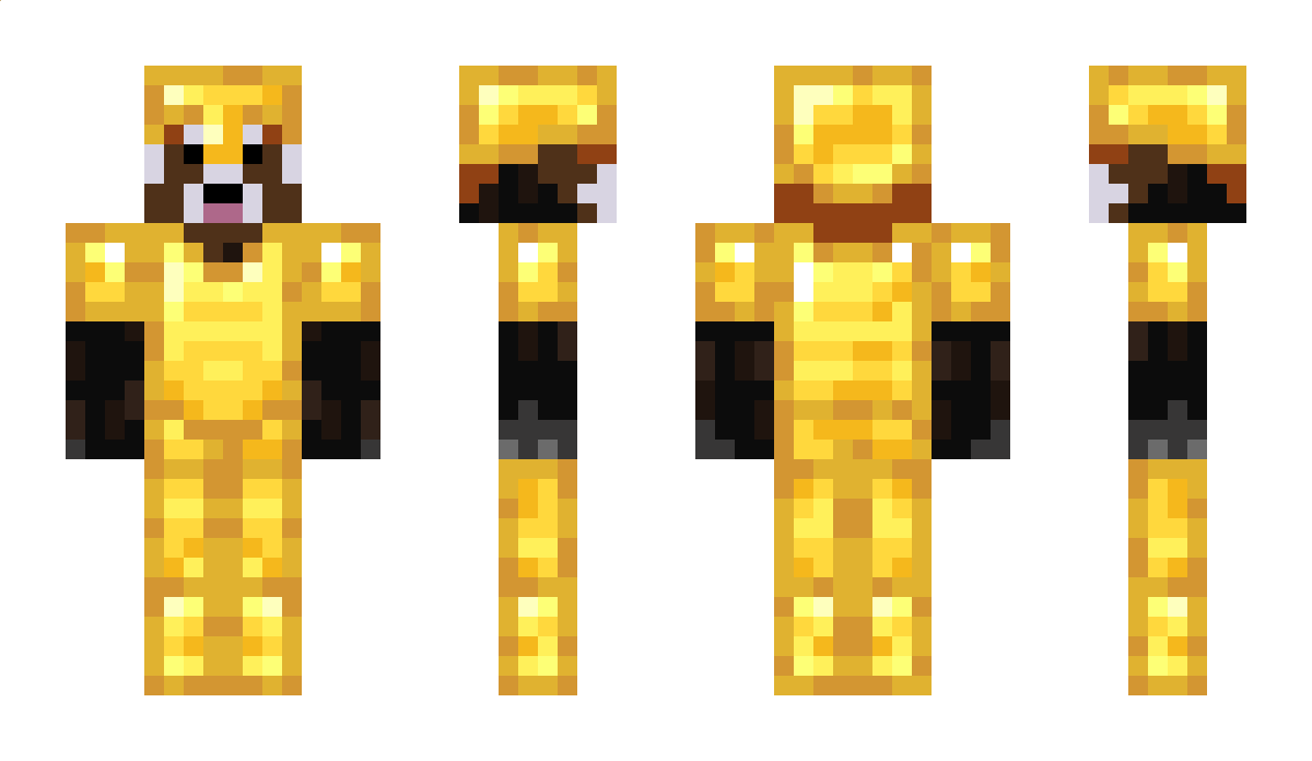 Golden_Red_Panda Minecraft Skin