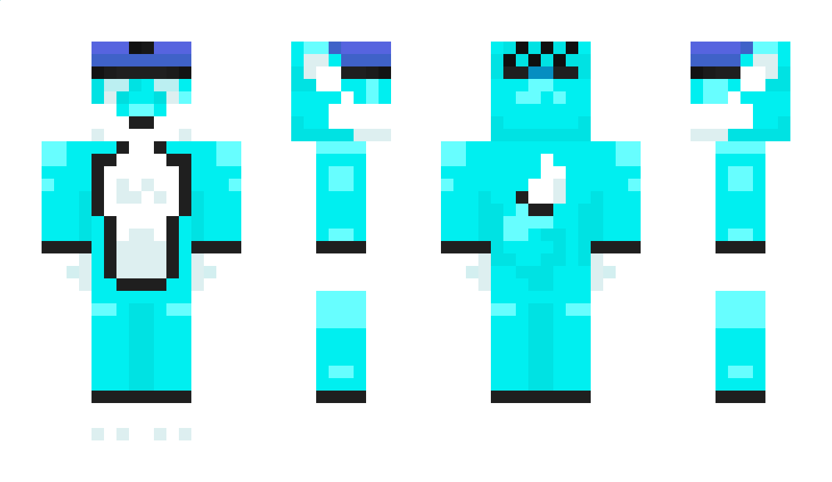 FluffyCyanFox Minecraft Skin