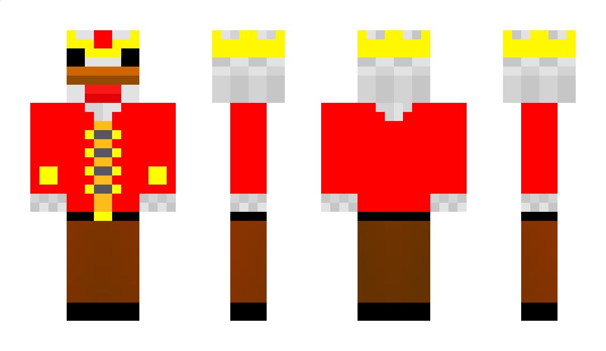 Cutout Minecraft Skin