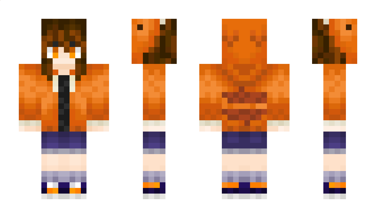 OrangeBoxAzu Minecraft Skin