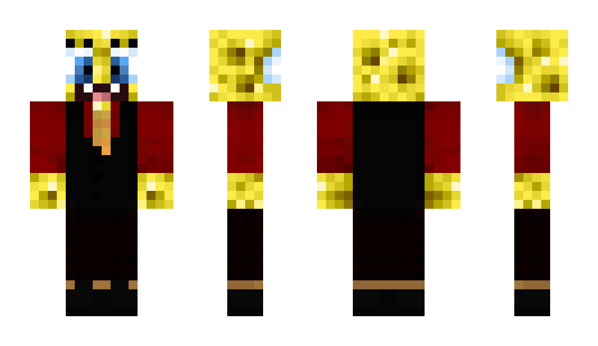 SpongeeXD Minecraft Skin