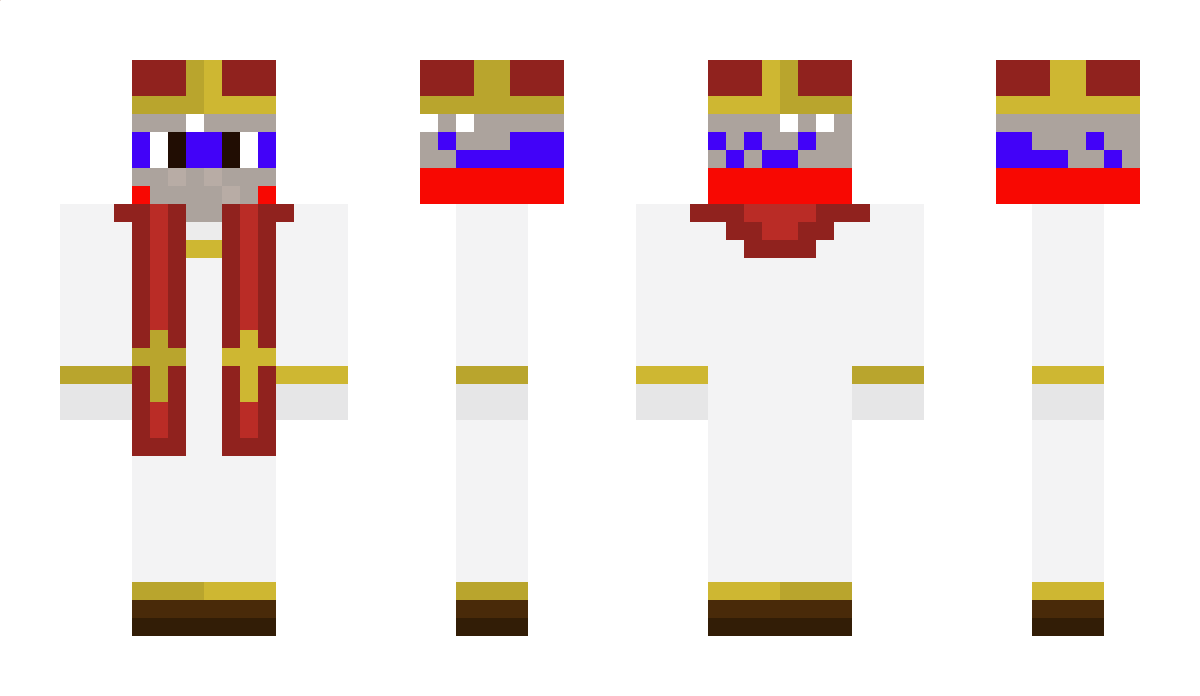 NotABritishPope Minecraft Skin