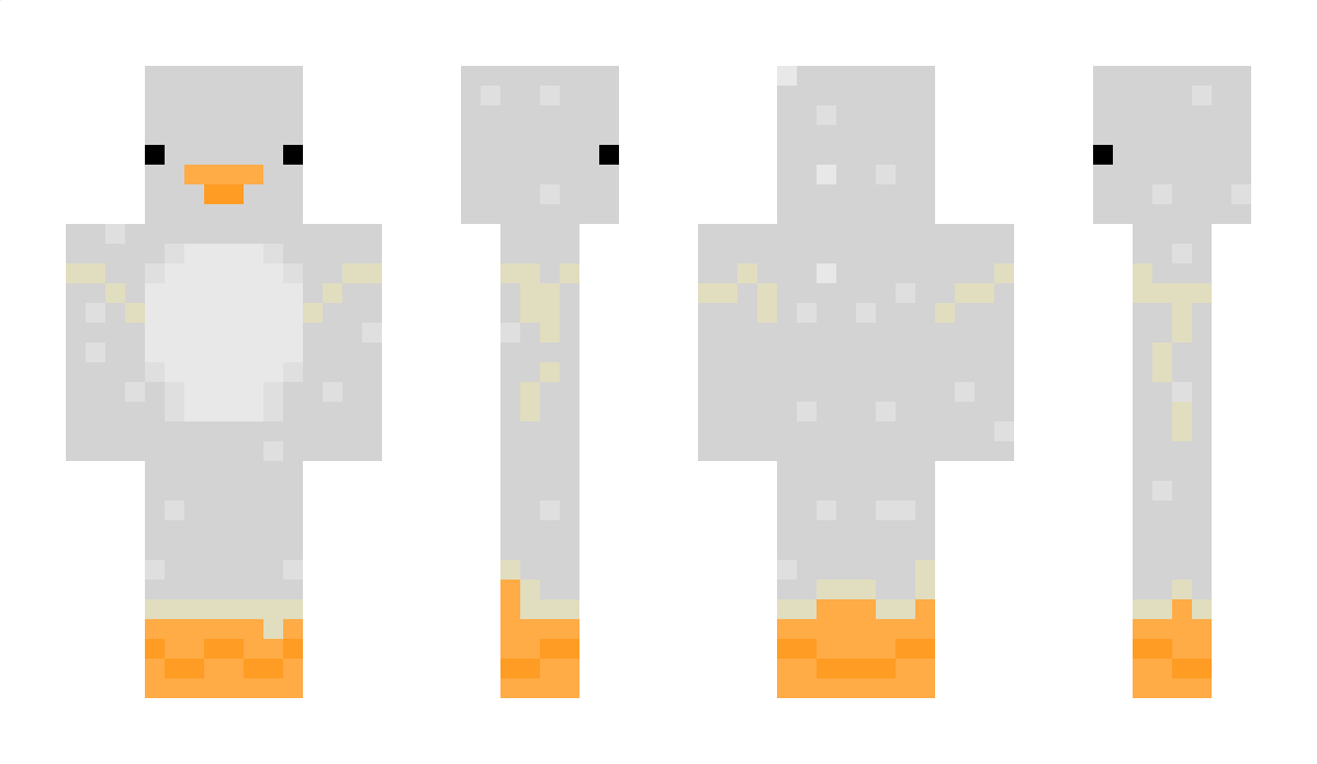 PaperDucky Minecraft Skin