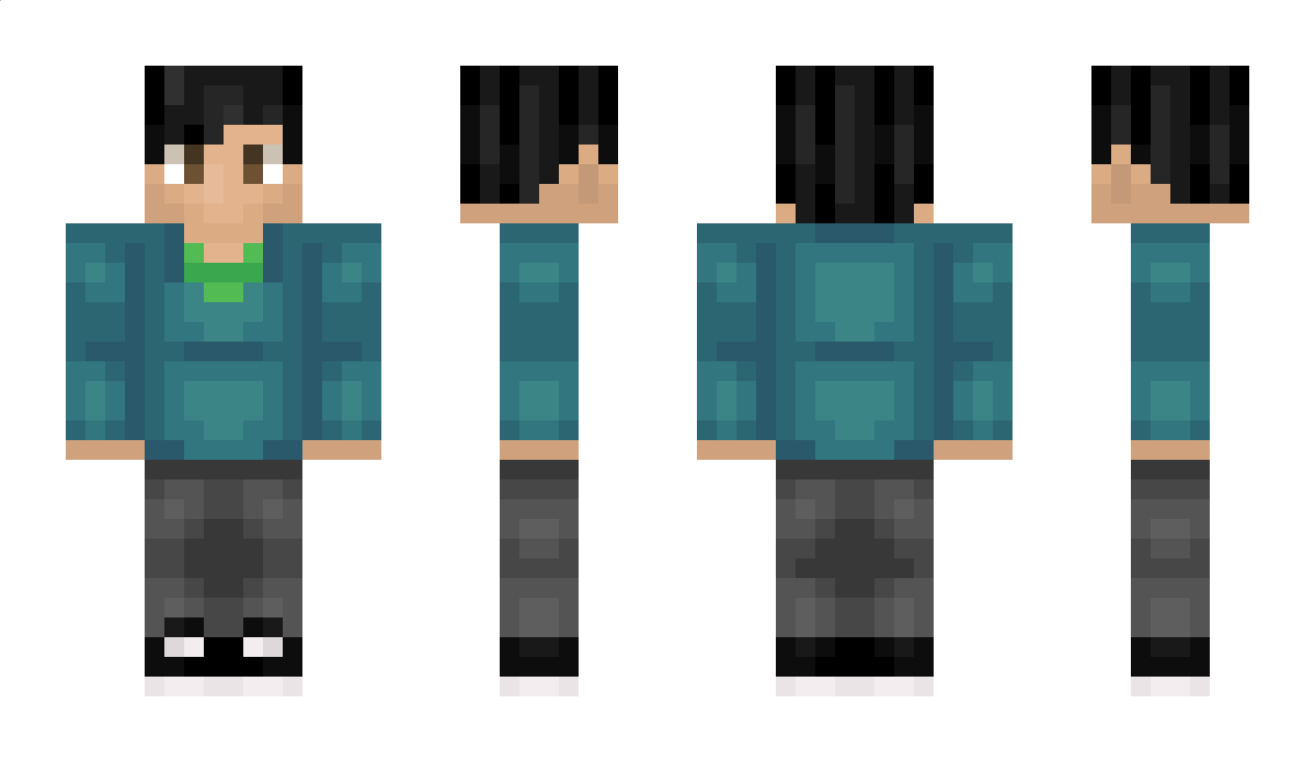 Ponytail Minecraft Skin