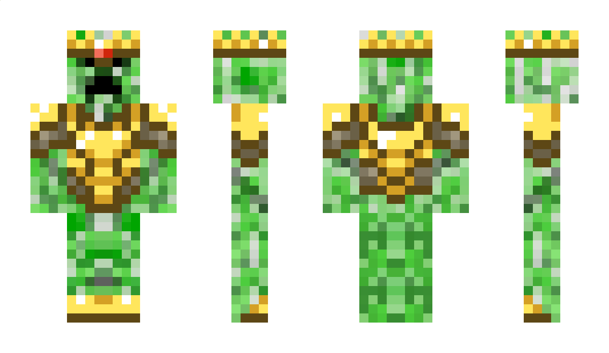 GoldCreeper Minecraft Skin