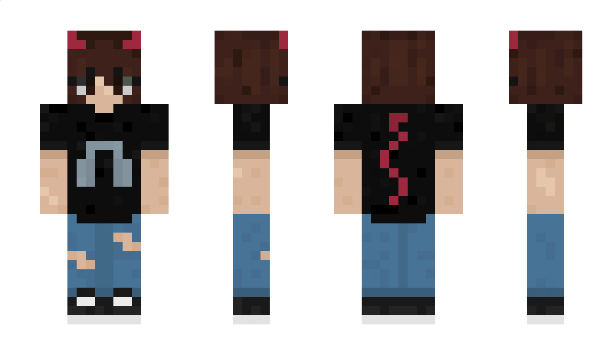 D3M0N_X3 Minecraft Skin