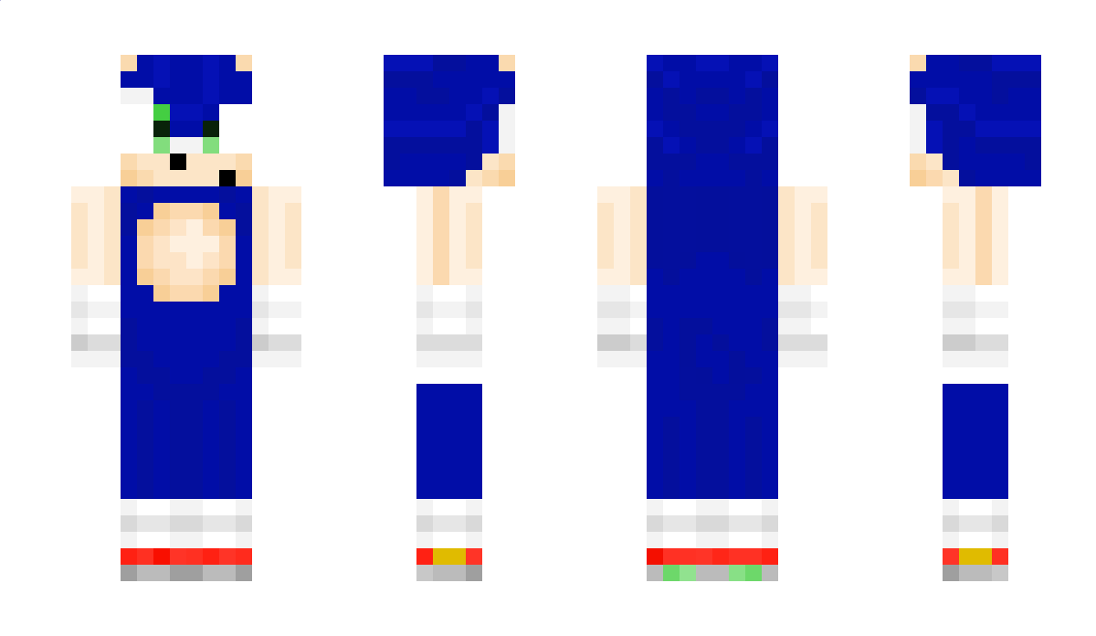 Sonic_Hedgehog Minecraft Skin