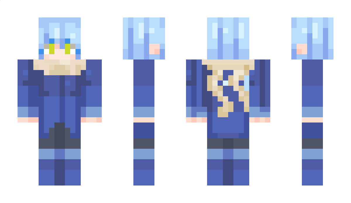 BlueBook Minecraft Skin