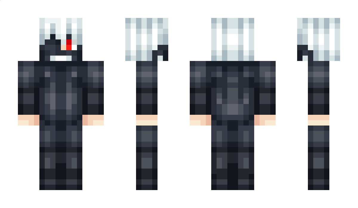 Ghoul_Kaneki Minecraft Skin