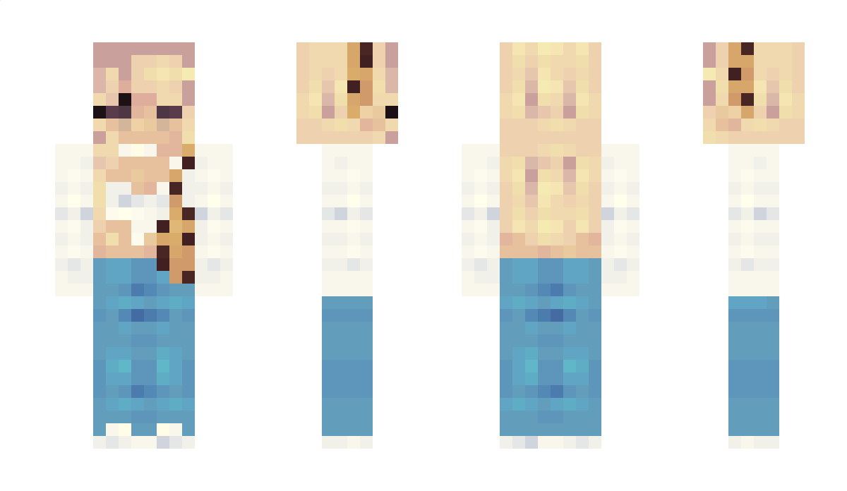 BlondeEgirl Minecraft Skin