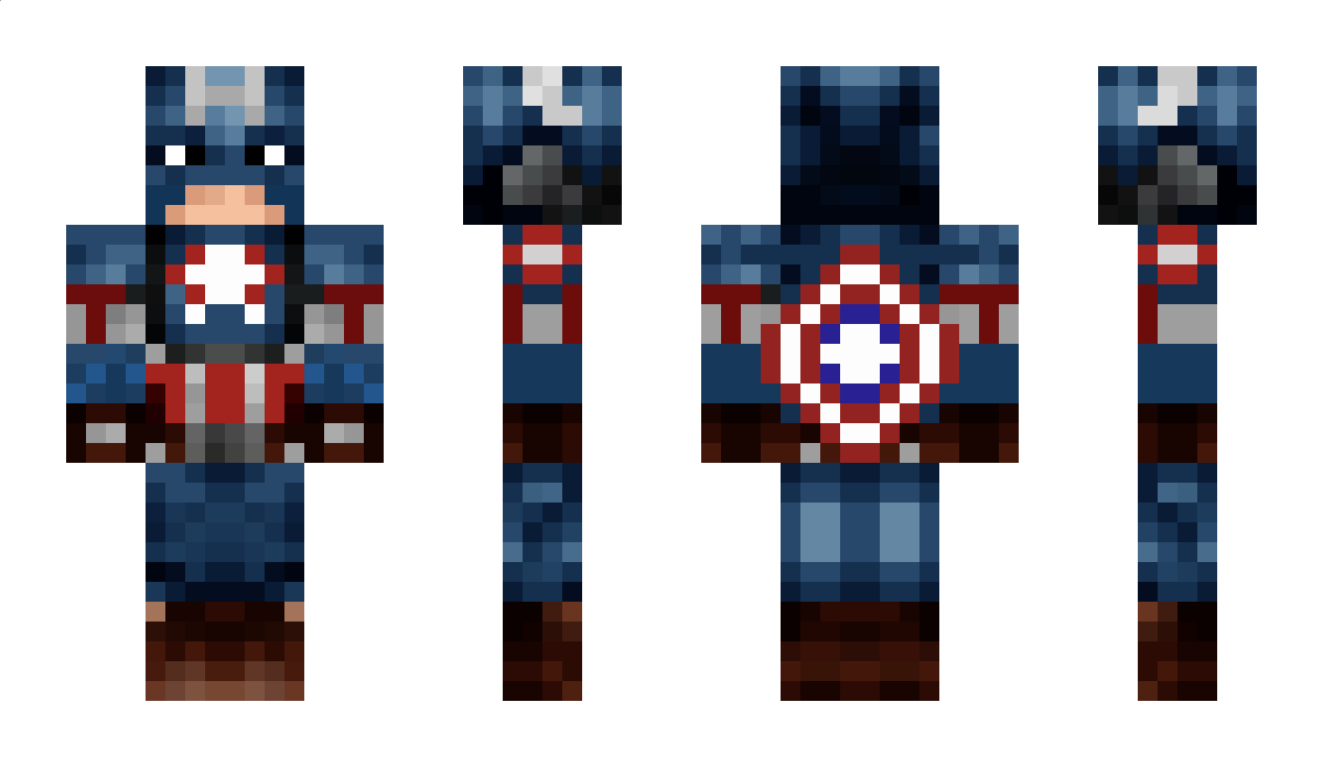 CaptianAmerica Minecraft Skin