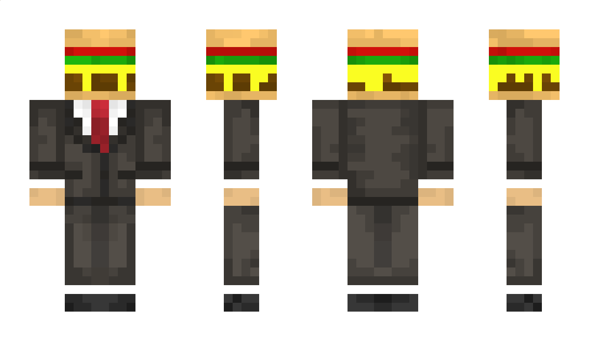 BurgerInATux Minecraft Skin