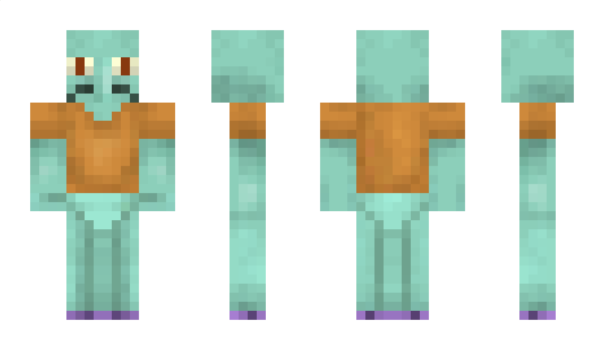 MrSquidward Minecraft Skin