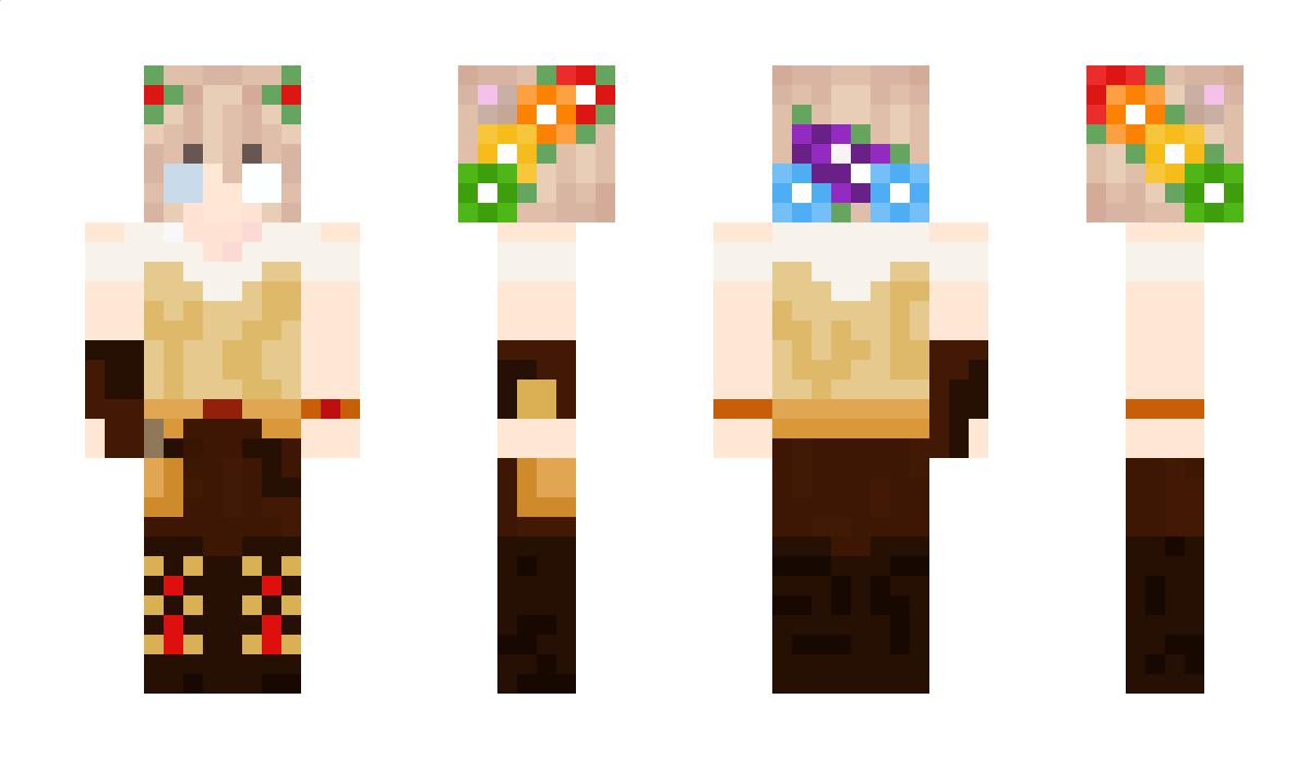 PastelTeaFlower Minecraft Skin