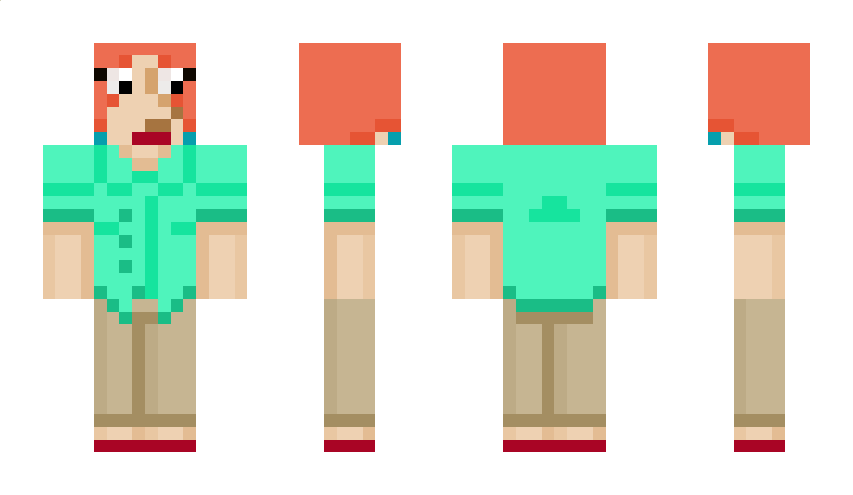 TwoSide Minecraft Skin