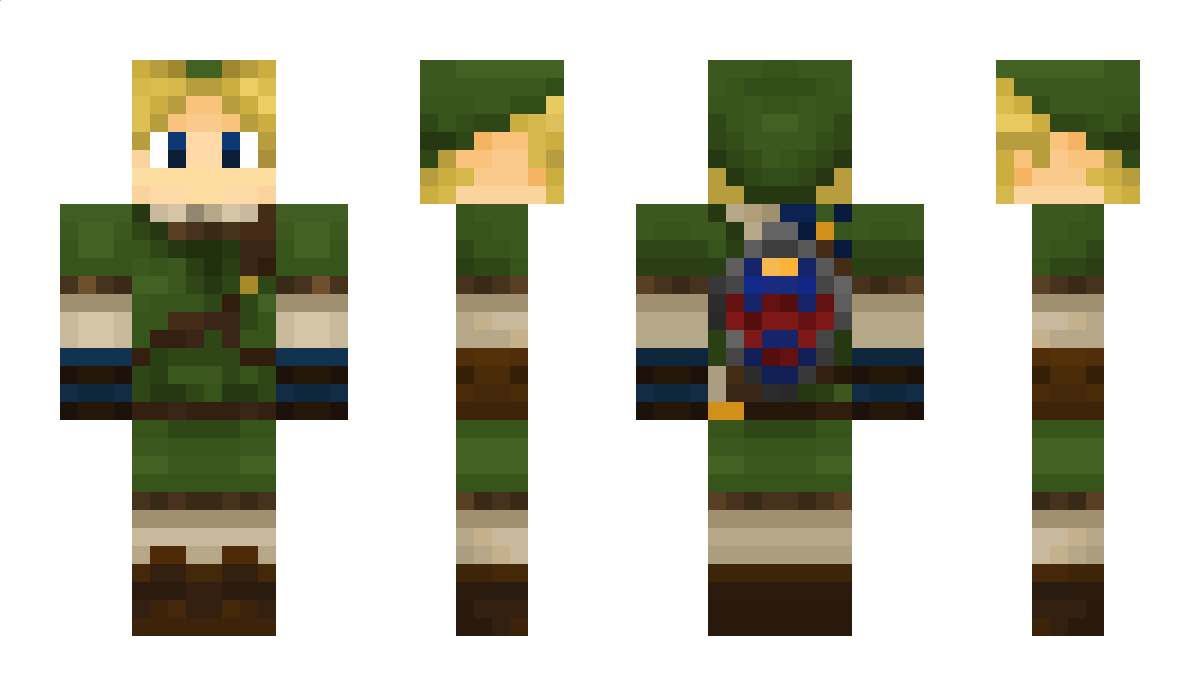 HalfDemonLink Minecraft Skin