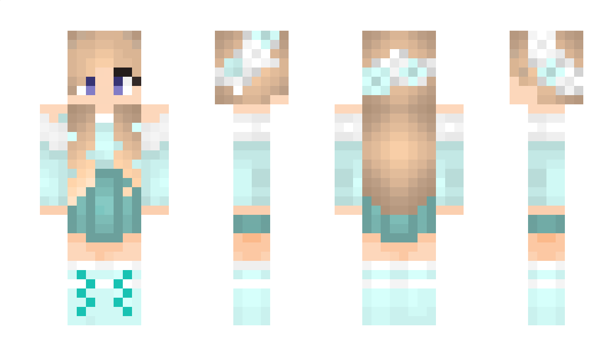 bluea Minecraft Skin