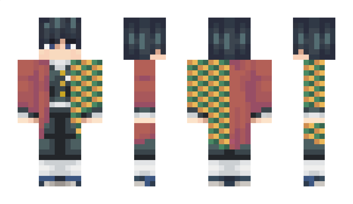 GiyuTomioka Minecraft Skin