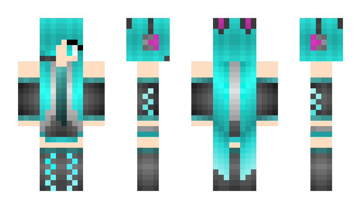 HatsuneMikuFan07 Minecraft Skin