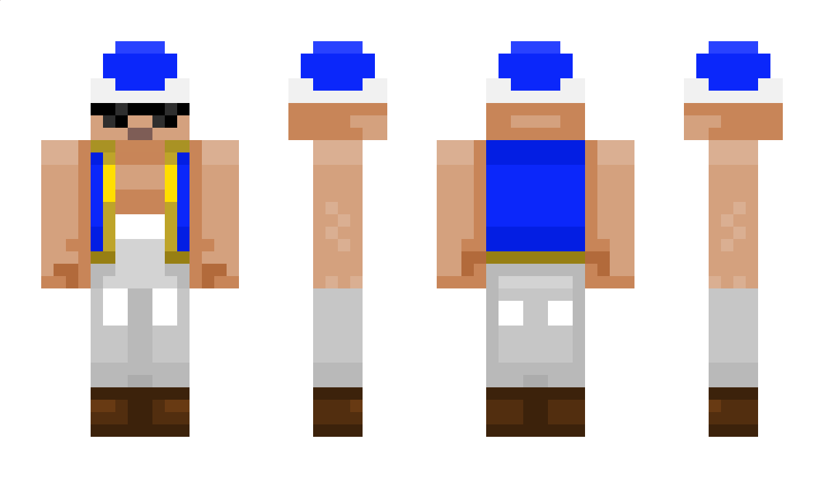 BlueToadCentral Minecraft Skin