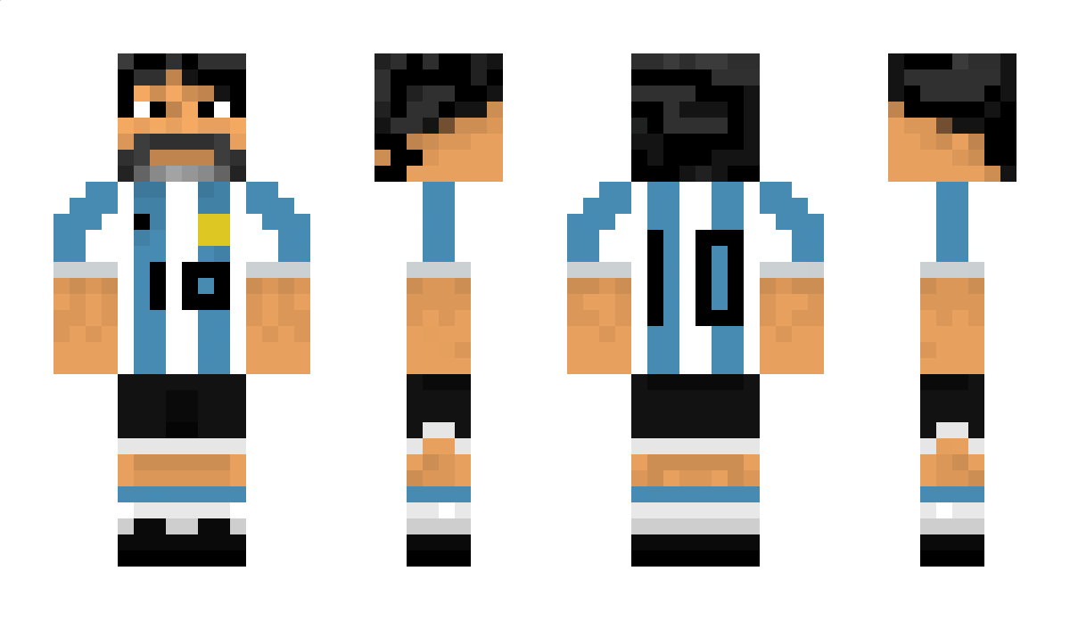 DieguitoMaradona Minecraft Skin