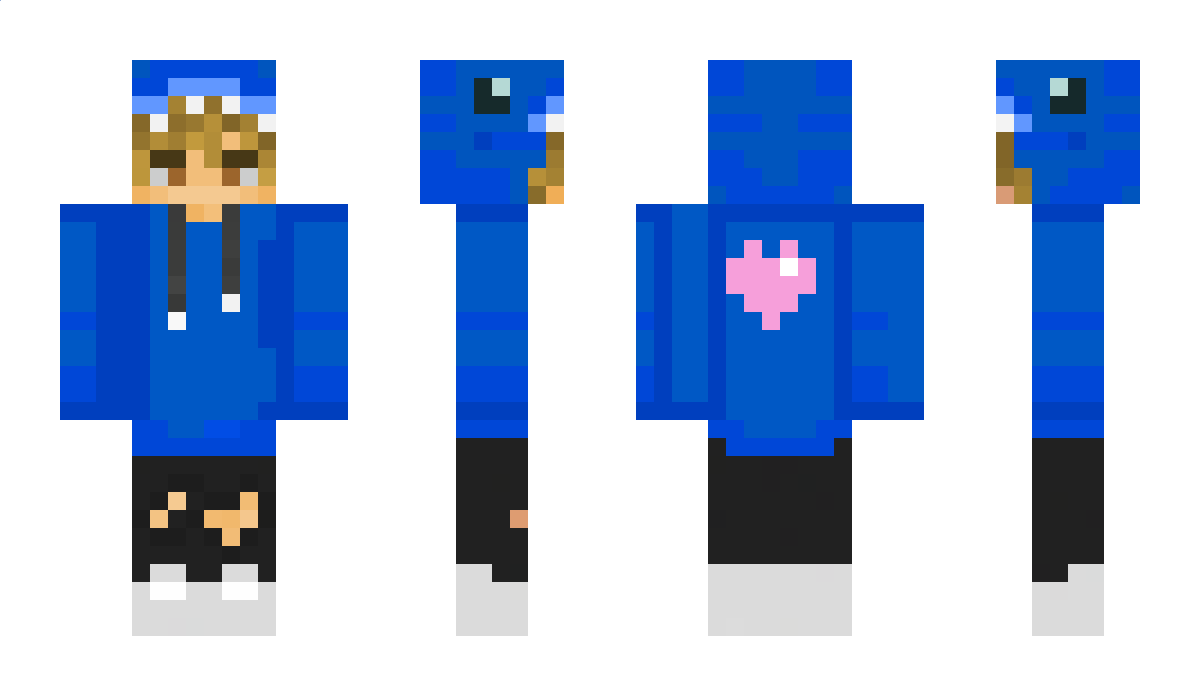 RaptoRblue8U Minecraft Skin