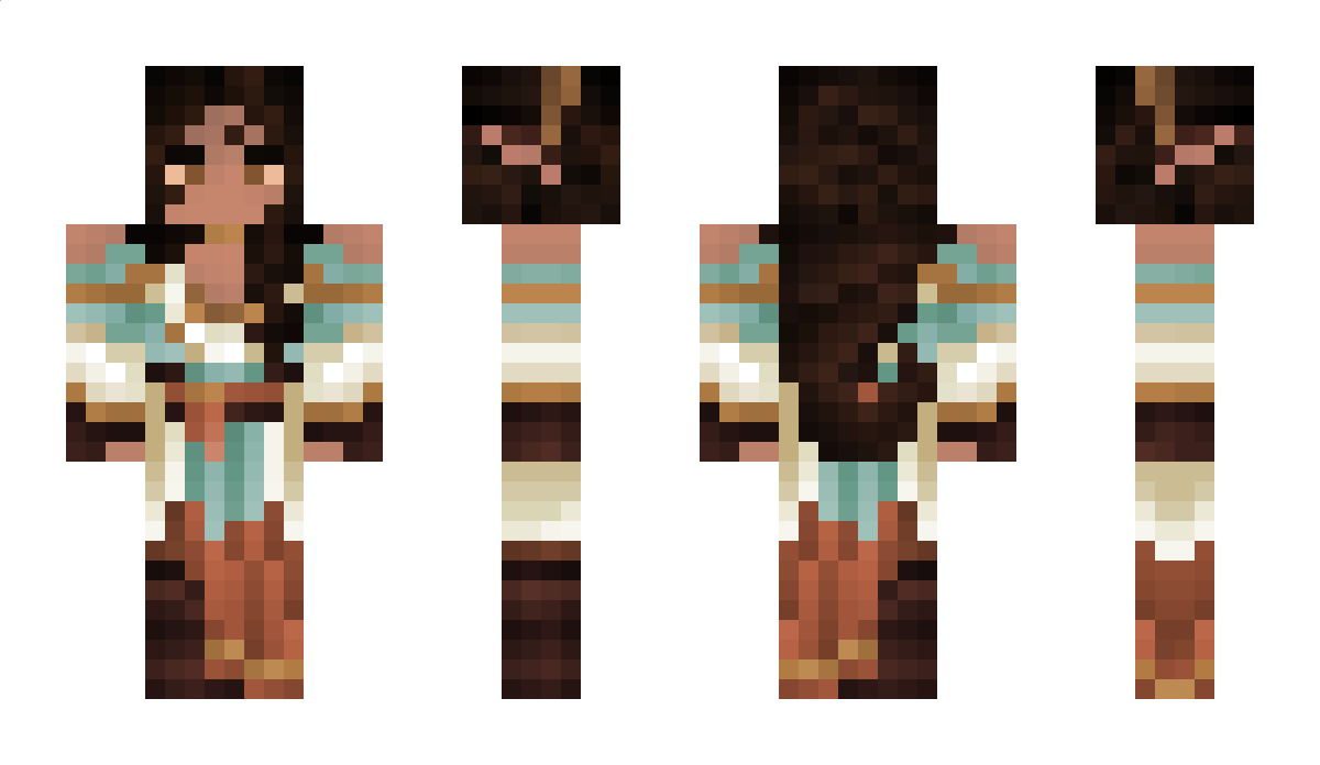 HalfEgyptian Minecraft Skin