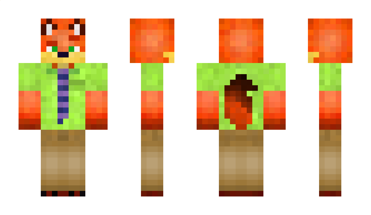 TVFox Minecraft Skin