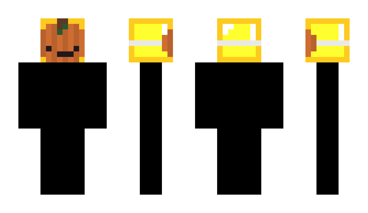 Square_gold Minecraft Skin