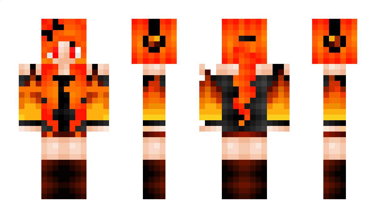 FireHero Minecraft Skin