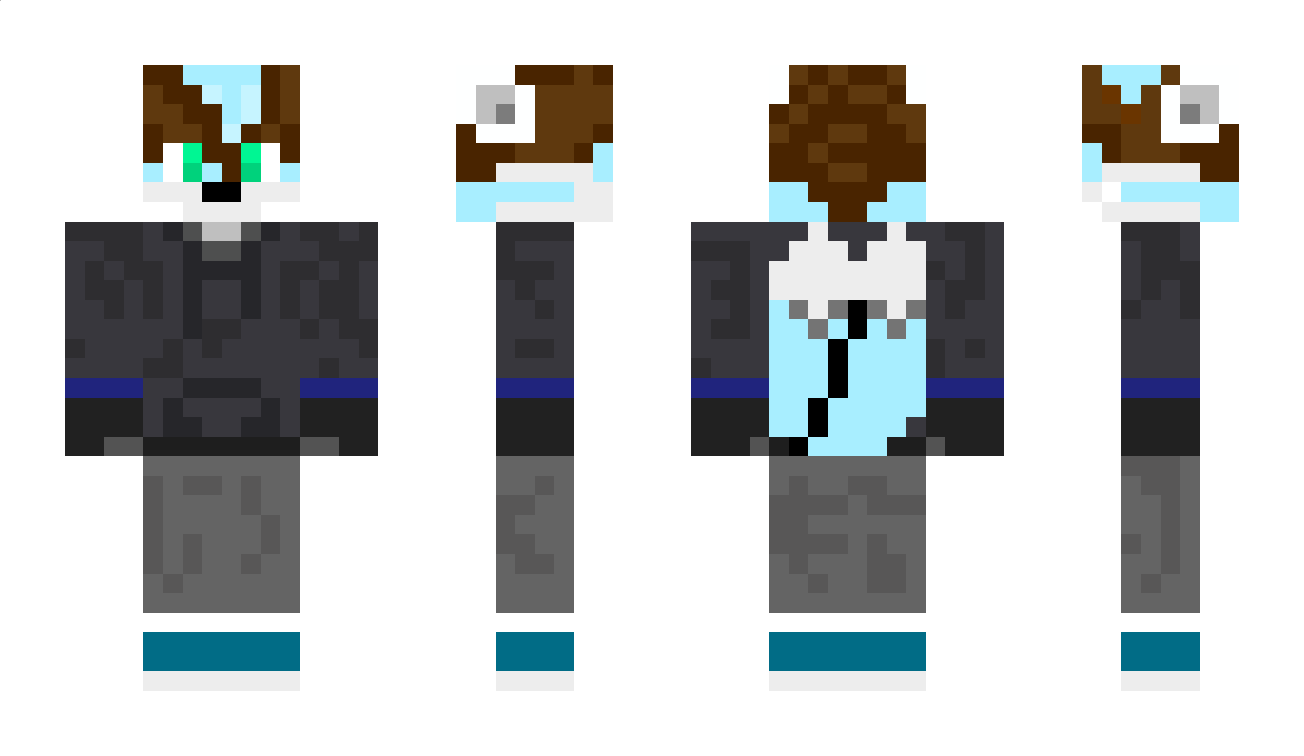 FrostbiteIceFox Minecraft Skin