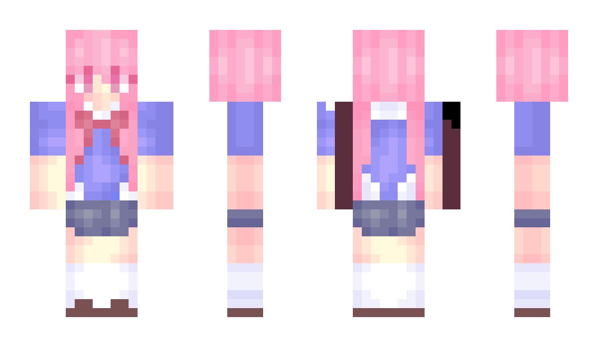 Fuchsia Minecraft Skin