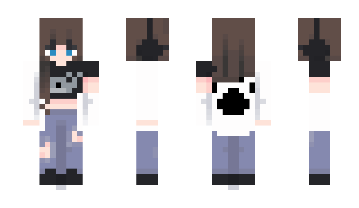 white_Kitsuni_ Minecraft Skin