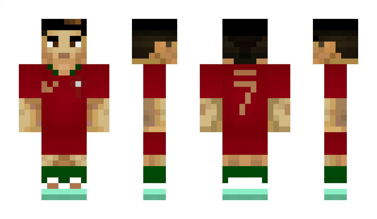 C_Ronaldo Minecraft Skin