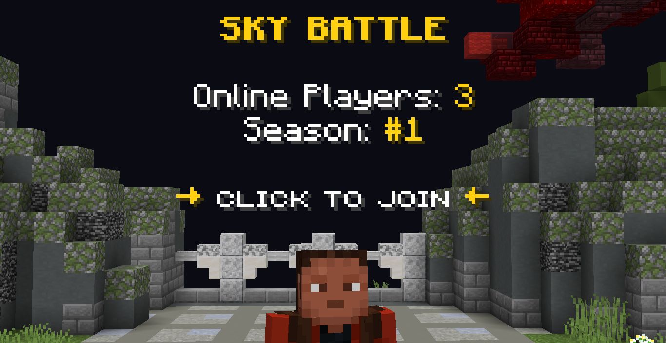 Skybattle server player love to show there skywar skill in here for 1.19+