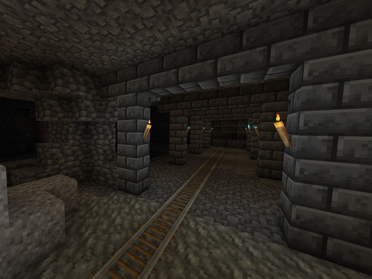 Underground Dungeon on Survival Server